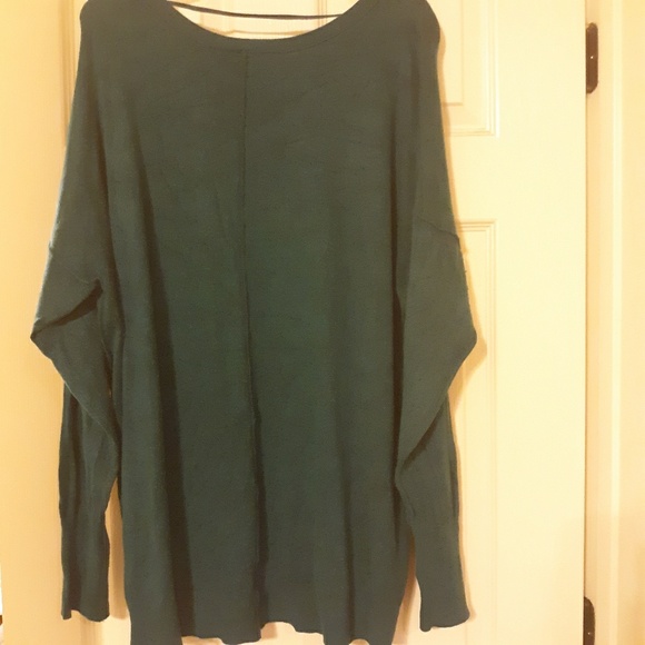 Lane Bryant Teal Sweater - Picture 2 of 3